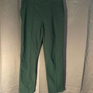Hilary Radley Forest Green Straight Leg Pants